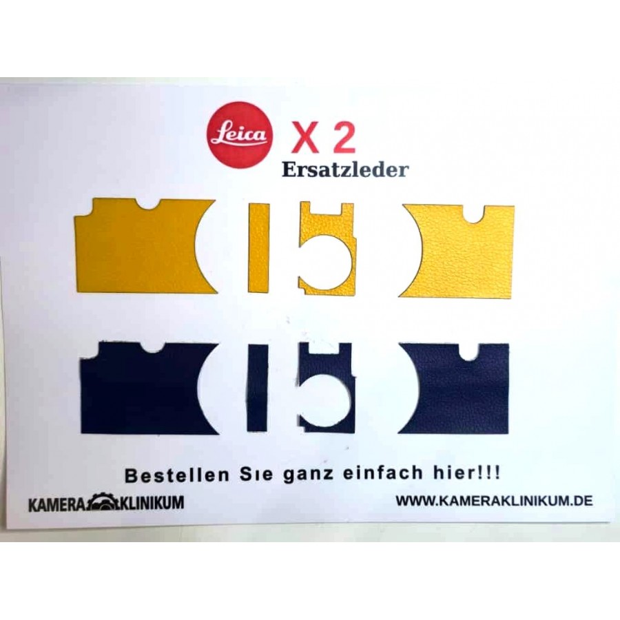 Leica X2 mat mor deri kılıf – özel yapım ve kendinden yapışkanlı