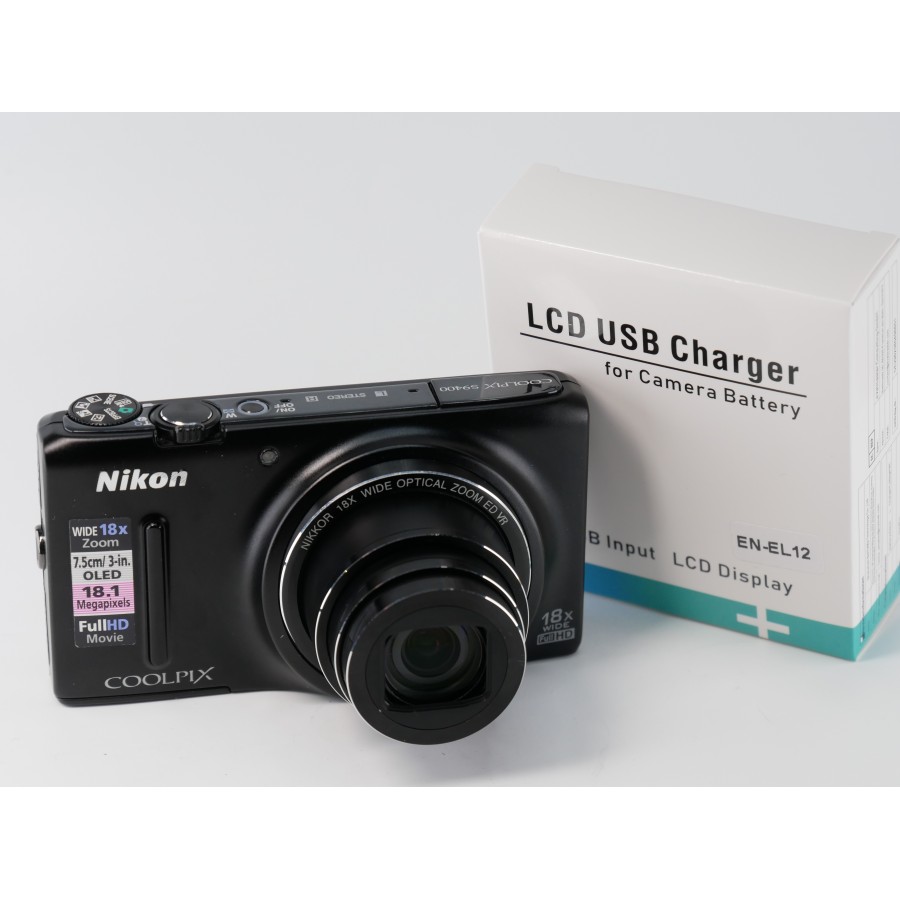 Nikon Coolpix S9400 Digitalkamera (18 Megapixel, 18-Fach Opt. Zoom, 7,6 cm