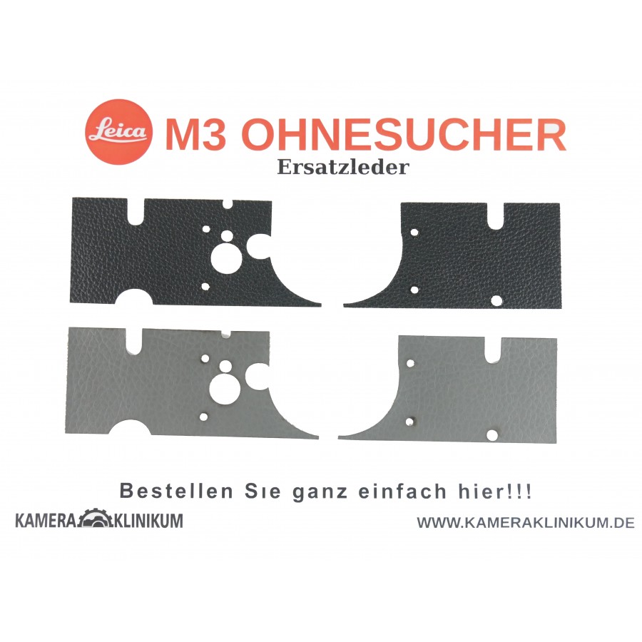 Leica M3 vizörsüz suni deri yedek deri