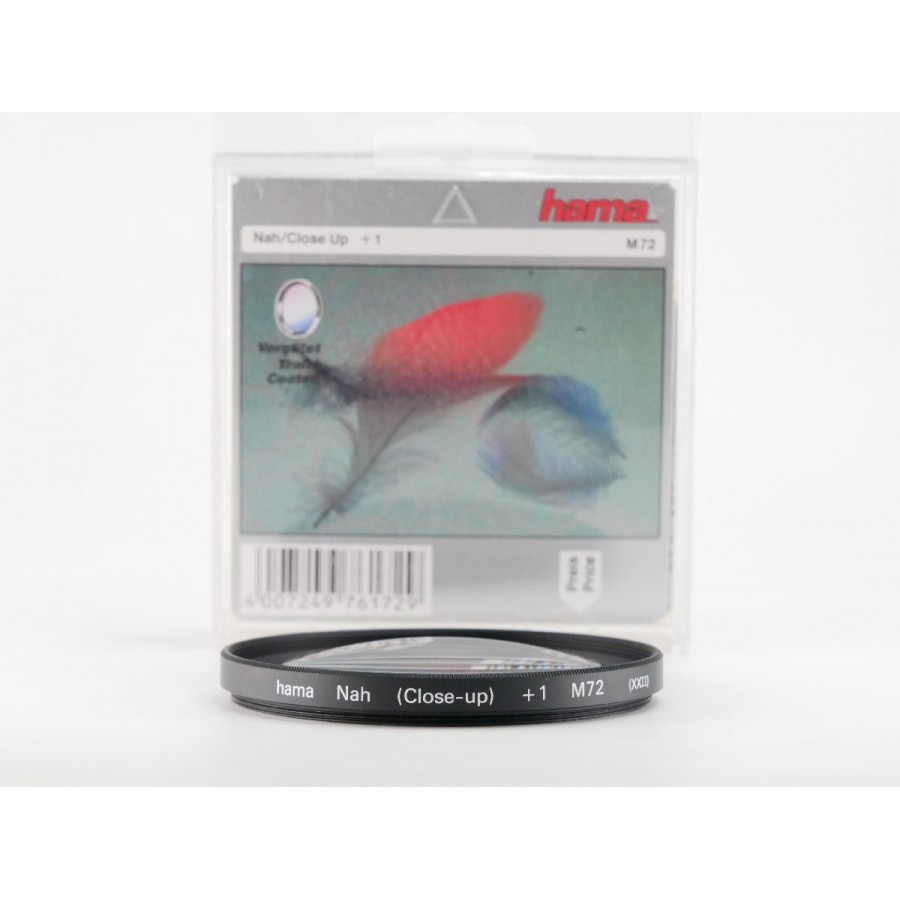 Hama Nah-/Close-up +1 Filtre – 72mm