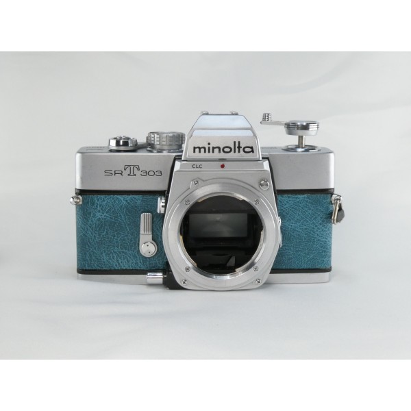 Minolta SRT 303 – Unikat Custom Leder – komplett überholt – Einzelstück