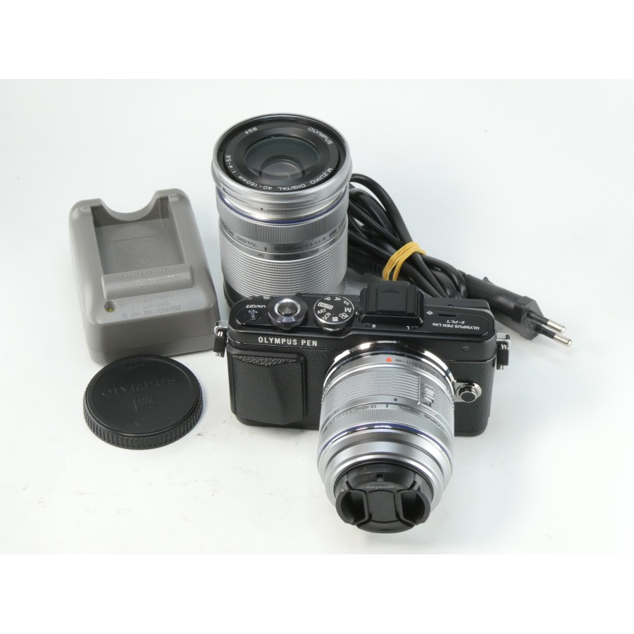 Olympus PEN E-PL7 + 14-42mm + 40-150mm – geprüft – Komplett Set