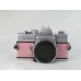 Minolta SRT 101 – Custom Series Pink Edition – handgefertigtes Leder – überholt – Unikat
