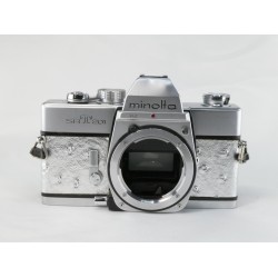 Minolta SRT 201 – Custom White Leather Design – geprüft – Einzelstück