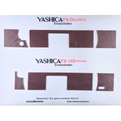 YASHICA F 103 Prog Kunstleder Ersatz-Belederungen