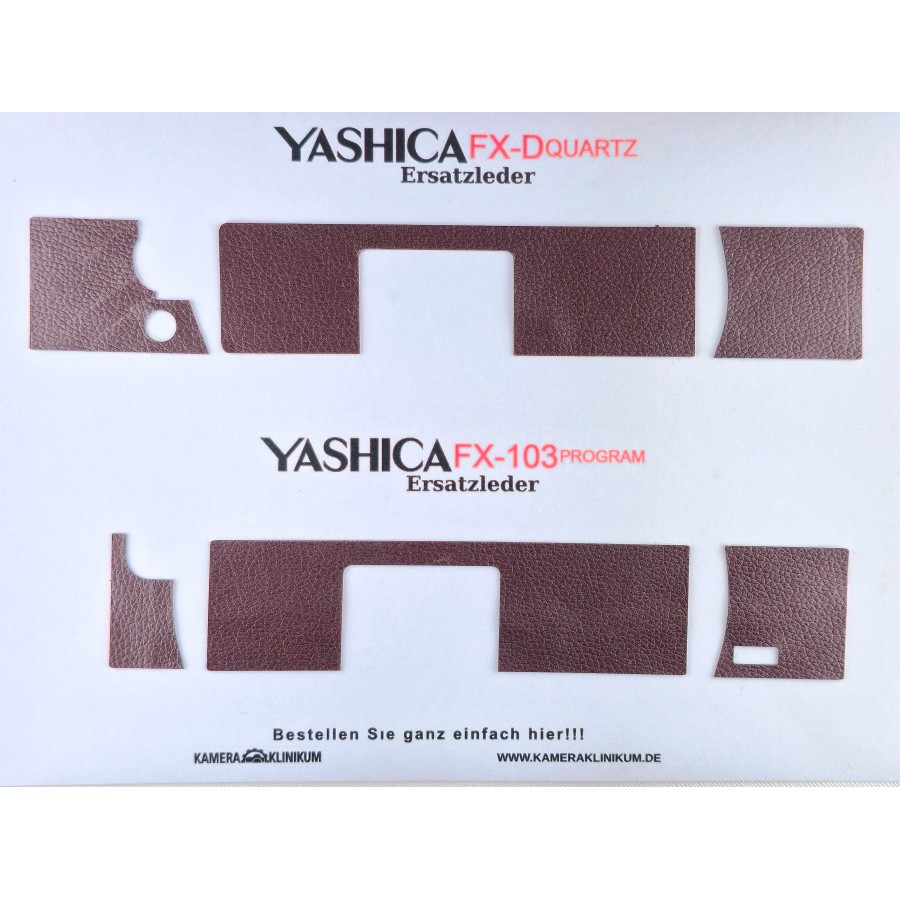 YASHICA F 103 Prog Kunstleder Ersatz-Belederungen