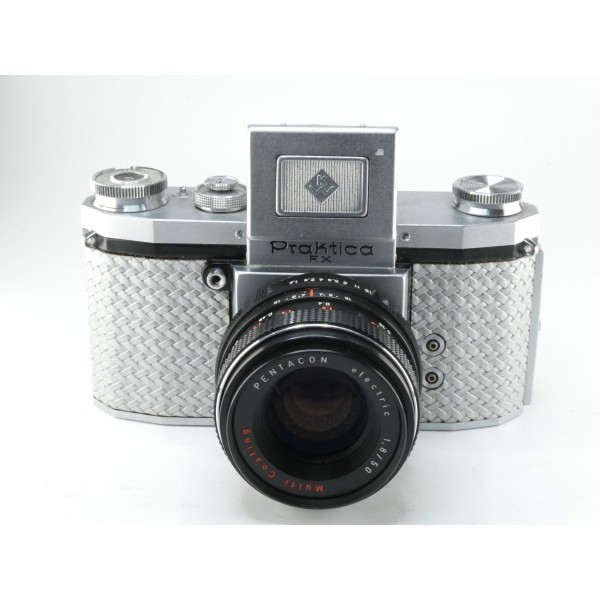 Praktica FX Silver, Pentacon Electric 50mm f/1.8 MC lens ile birlikte.…