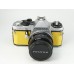 Pentax ME Super Custom Gelb (Kunstleder) mit 50mm f/2.8 + Objektivdeckel Pentax ME Super Custom Gelb (Kunstleder) mit 50mm f/2.8 + Objektivdeckel