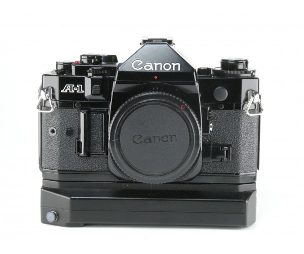 Canon A-1 Gehäuse (Schwarz) + Motor Drive MA&hellip;