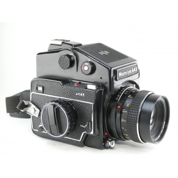 Mamiya M645 Mittelformatkamera-Set – Sekor C 80mm f/2.8…
