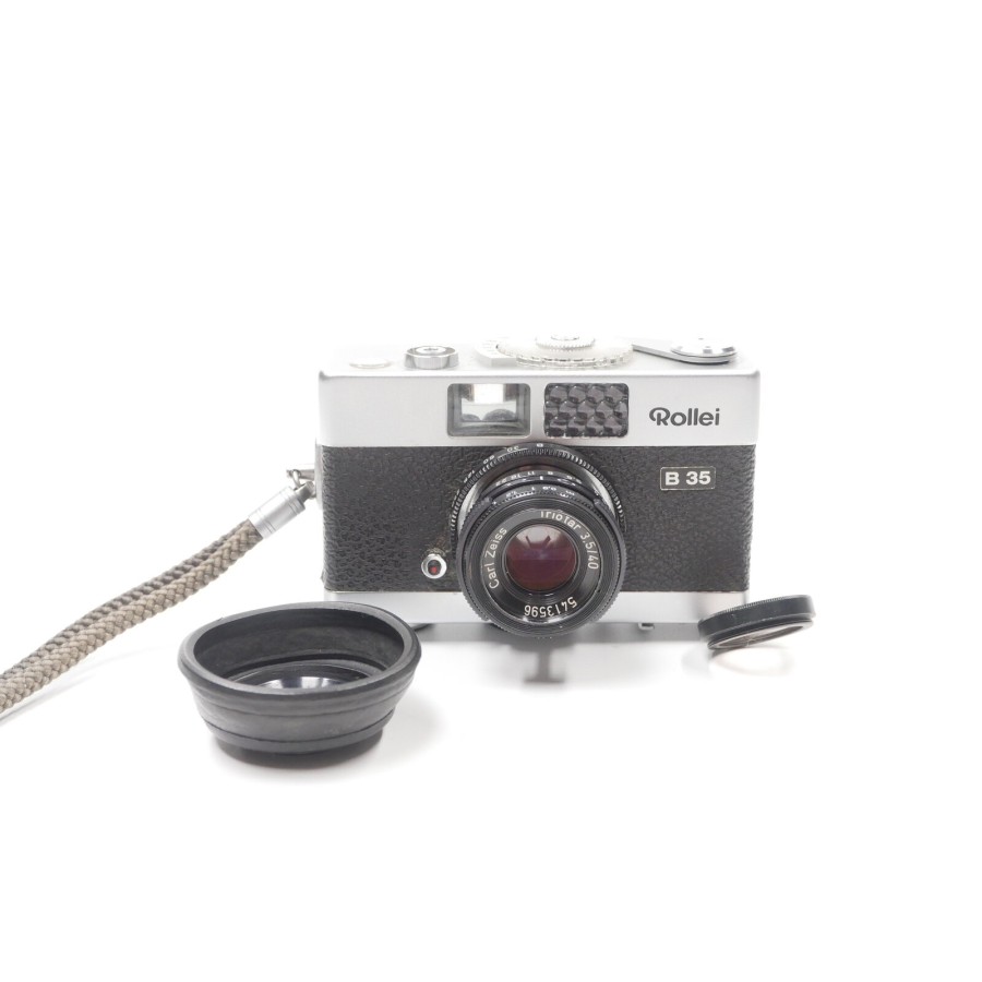 Rollei B35 Analoge 35mm Kompaktkamera – Carl Zeiss Triotar 40mm f/3.5 – mit Zubehör Rollei B35 Analoge 35mm Kompaktkamera – Carl Zeiss Triotar 40mm f/3.5 – mit Zubehör