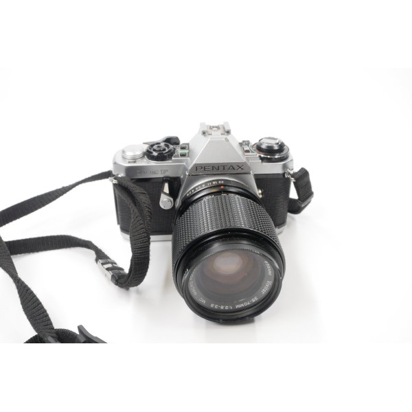 PENTAX ME F Spiegelreflexkamera mit Vivitar 35–70mm f/2.8–3.8 Macro Zoomobjektiv – Gebraucht